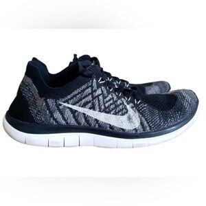 Nike Free 4.0 Flyknit Women's Shoes Black & White